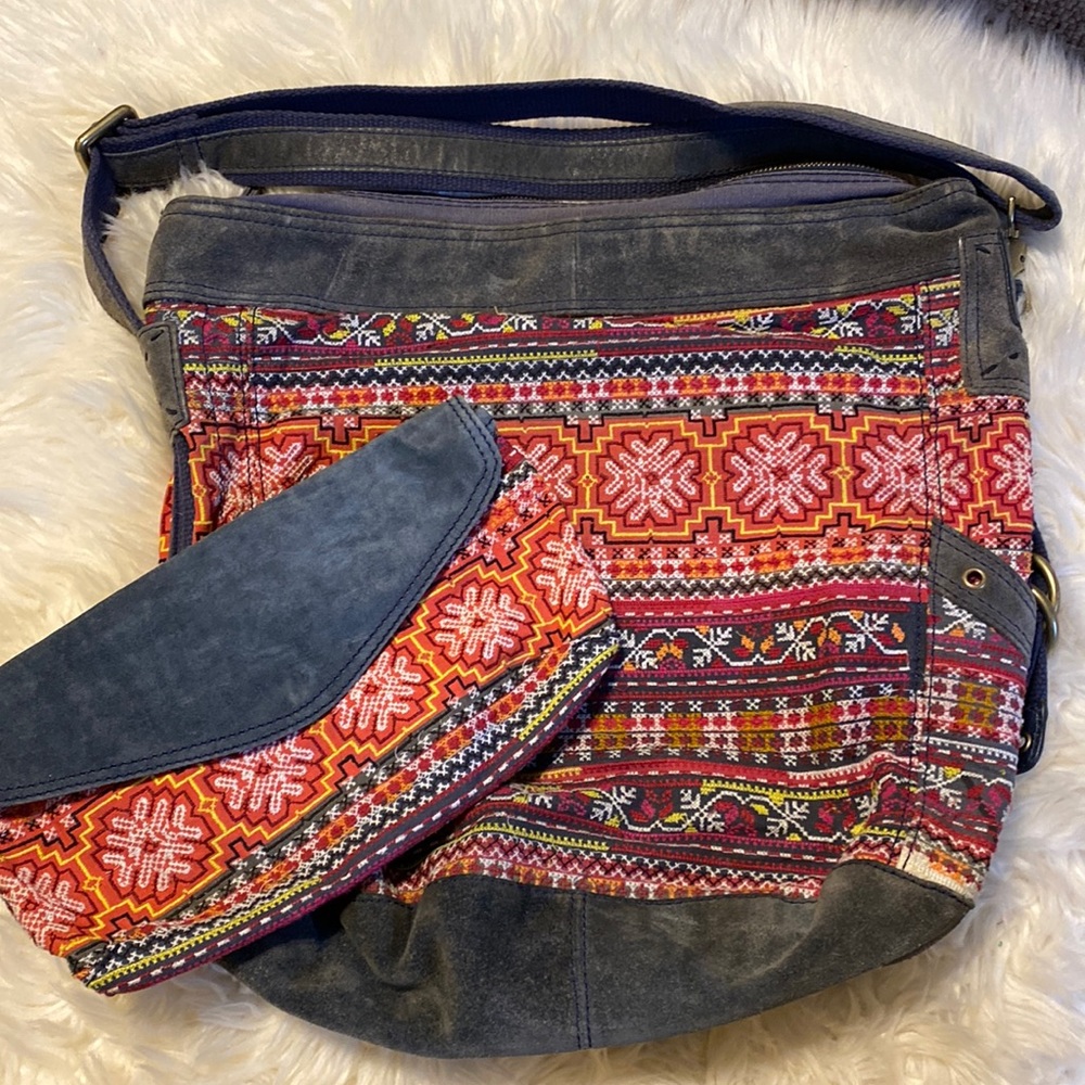 COPY - Lucky brand large boho set of bag and clutch